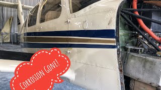 Corrosion removed on this aircraft