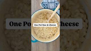 One Pot Mac & Chreese #recipe