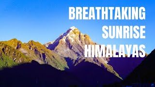 Peaceful Himalayan Sunrise  - Lukla