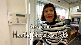 Vegan Hershey's Dark Chocolate Cake presented by Cathy of Cathy's Cake Salon