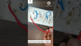 Board wiring 2 5pin socket and 2 switch 👍 #electrical #electrian #boardwiring #electrial #electricia