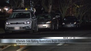 Alternate side parking restrictions start Friday in Madison