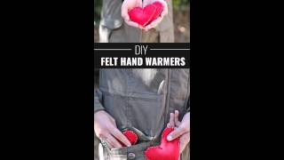 DIY Felt Hand Warmers