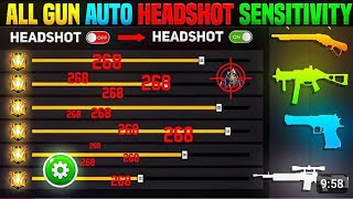 Free Fire Auto Headshot Trick 2024 Sensitivity | 2gb, 4gb, 6gb Ram Headshot Sensitivity Setting