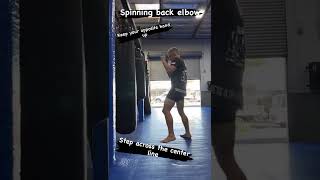 Muay Thai - Spinning Back Elbow