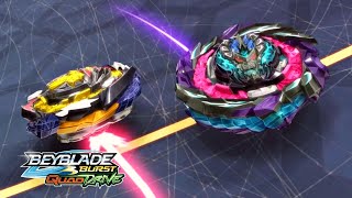 *RINGING CRASH* | Bel vs Bashara rematch ENGLISH DUB | Beyblade Burst Quad-Drive Episode 8