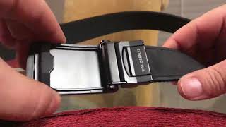 Slidebelts by Brig Taylor - Ratcheting belt - No more holes!