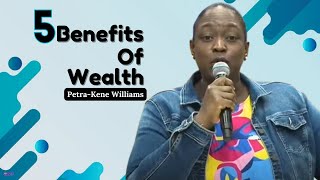 5 Benefits Of Wealth - Petra-Kene Williams