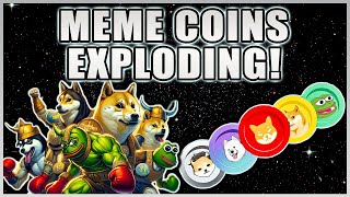 Meme Coins Exploding! Pepe, Wif, Maga, Brett