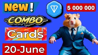 Hamster Kombat On June 20, a new combo cards. #bcoin #crypto #blum  @HamsterKombat_Official