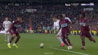 Live Реал Мадрид celta vigo 2 - 1 гол Серхио Рамос