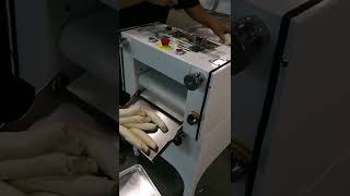 Dough pressing machine and bread roll making machine, two function in one set machine