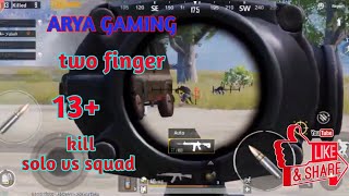 King of AKM l 13+ kill SOLO VS SQUAD l thumb + full GYRO OP CLUTH // PUBG MOBILE