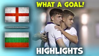 England u19 vs Bulgaria | u19 Euro Championship Qualifiers | Highlights 16-11-2024