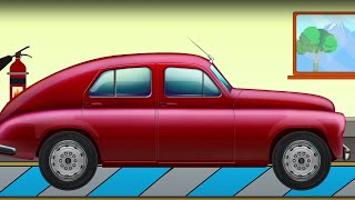 Car Toy Garage, Cartoon Video For Kids