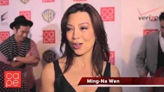 Interview with Ming Na Wen at CAPE Holiday Party 2014