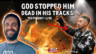 Testimony Night - John Rodriguez Pastor of On Fire Ministries - God Stopped Him Dead In His Tracks