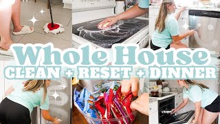 WEEKLY SMALL HOUSE RESET | WHOLE HOUSE CLEAN WITH ME | EXTREME CLEANING MOTIVATION | MarieLove