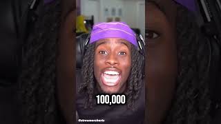 Kai Cenat Responds to KSI Message 😭💀#kaicenat #ksi #sidemen #twitch #youtube #live #streamershorts