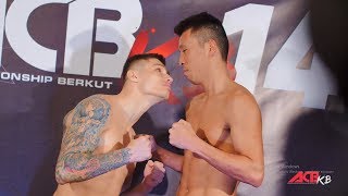 ACB KB 14: Diamonds - Official Weigh in