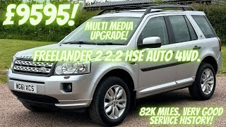 Multi Media Upgraded! Freelander 2 2.2 HSE Auto 4WD.