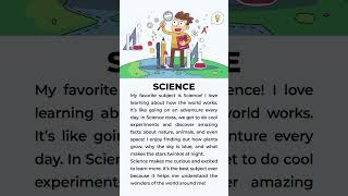 My favorite is Science #youtube #fruit #language #share #english #languagelessons #enjoy