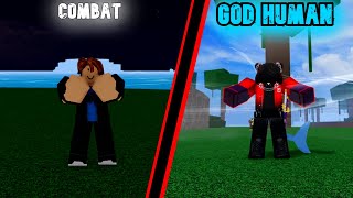 Obtaining the GODHUMAN fighting style in Blox fruits