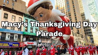 MACY'S THANKSGIVING DAY PARADE | New York City Vlog | Black Friday | Christmas | Travel Vlog