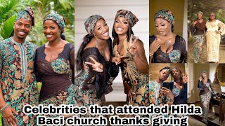 Celebrities that attended chef Hilda baci church thanks giving #hildabaci   #guinnessworldrecords