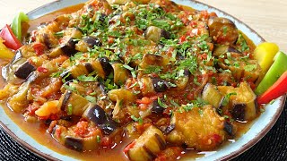 مطبق الباذنجان( مكمور الباذنجان) من ألذ وأطيب الوصفات الباردة بالزيت 😋