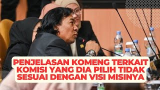 Penjelasan Komeng Terkait Komisi Yang dia Pilih tidak sesuai dengan Visi Misinya