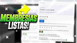 ❗YA PUEDES UNIRTE❗ 👊 -  Bienvenidos A Las Membresias Del Canal 👋 (LEER DESCRIPCION)