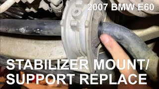 2007 BMW 550i E60 M Performance Swaybar Rubber Mounts Replacement