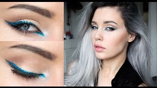 Electric Blue Eyeliner - Makeup Tutorial