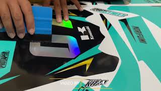 Rekomendasi Decal KLX yang warna hijau tosca cakep nih kak🫵🏻😎🥵❤️‍🔥