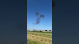 Mig 17 bombing run at EAA AirVenture#aviation