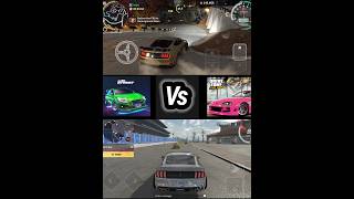 Drive zone Online Vs CarX street ! Mustang GT Comprison