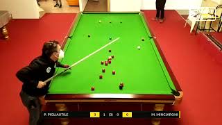 SNOOKER SPORTING PERUGIA - REG. FIBIS UMBRIA CAT. C 2020/21 - P. PIGLIAUTILE vs M. MINCIARONI