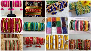 Silk Thread Bangles | Latest Silk Thread Bangles Collections 2021 | Handmade Thread Bangles Designs