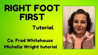 Right foot first line dance tutorial Improver choreography by Fred Whitehouse