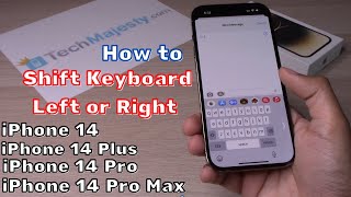 How to Shift Keyboard Left or Right: iPhone 14/iPhone 14 Plus/iPhone 14 Pro/iPhone 14 Pro Max