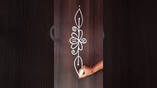 simple rangoli border designs #rangoli #muggulu