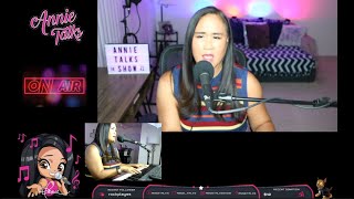 Annie Talks - Piano on Stream (cover) - Oceans (Where Feet May Fail) by Hillsong