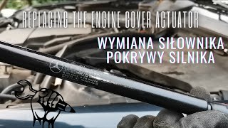 Wymiana siłownika pokrywy silnika | Replacing the engine cover actuator in Mercedes W203