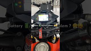 KTM 390 Adventure battery problem 😫😤😓 #390adventure #ktm390 #ktm390adventure #bikecare #bikelife