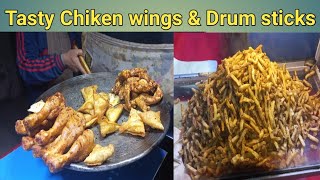 Best Fires & Chicken leg Stick 🍗 Tasty foods in Multan!