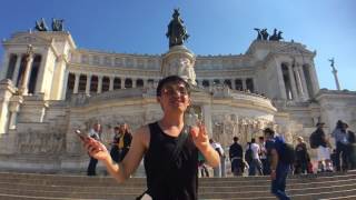 Cesar-style Tourist Video - Piazza Venezia in Rome (威尼斯廣場)