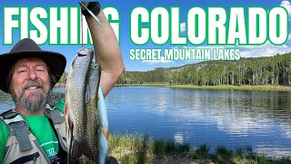 Flyfishing Colorado (Secret Mountain Lakes) Trout Catch and Cook