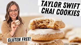 Taylor Swift Chai Cookies with Eggnog Icing (Gluten Free)