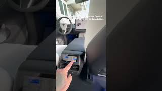 Tesla Model 3 Model Y Hansshow Rear Climate Control Screen Moves Passenger Seat #tesla #shorts